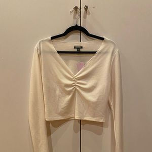 Wild Fable cinch front waffle knit top